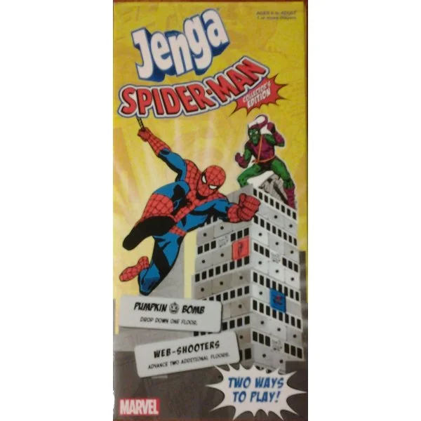 Jenga. Spider-man