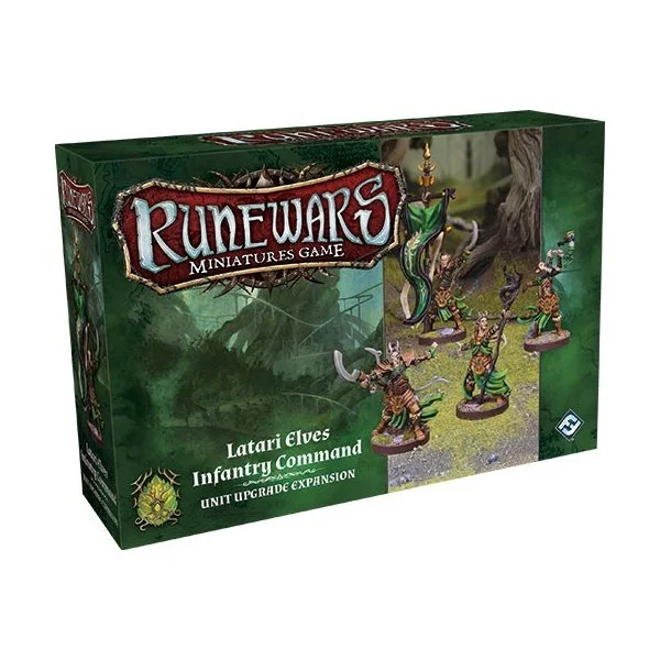 RuneWars: The Miniatures Game - Latari Elves Infantry Command Unit Upgrade Expansion