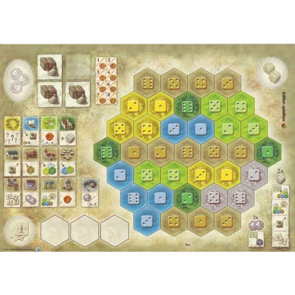 The Castles of Burgundy: 1st Expansion - New Player Boards