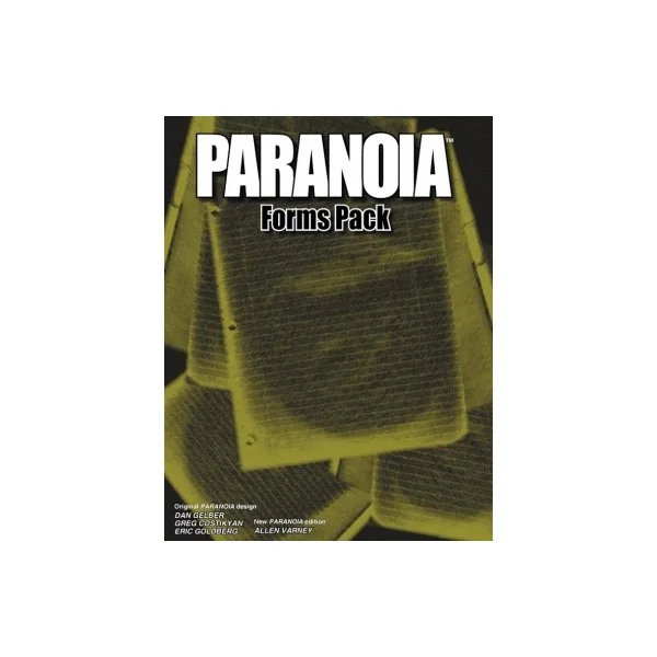 Paranoia: Forms Pack