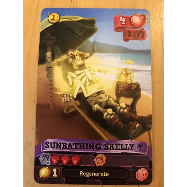 Valor & Villainy: Minions of Mordak – Sunbathing Skelly Promo Card