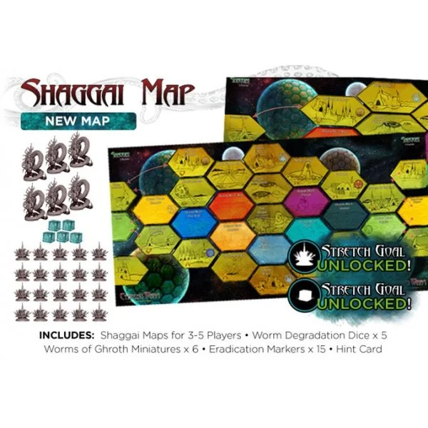 Cthulhu Wars: Shaggai Map