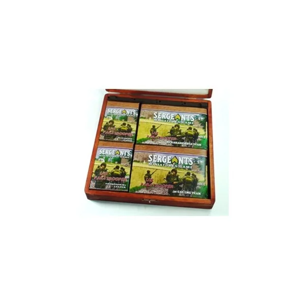 Sergeants Miniatures Game: US Paratrooper Squad Box Bundle