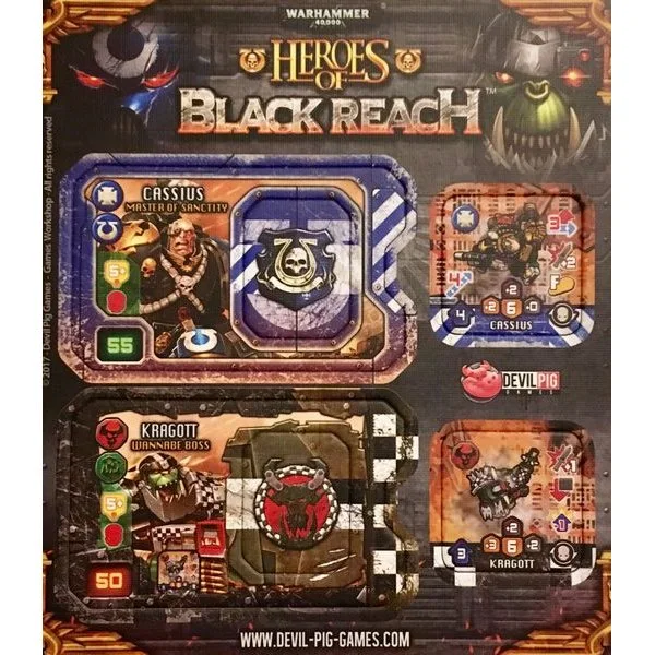 Heroes of Black Reach – Cassius and Kragott Promo