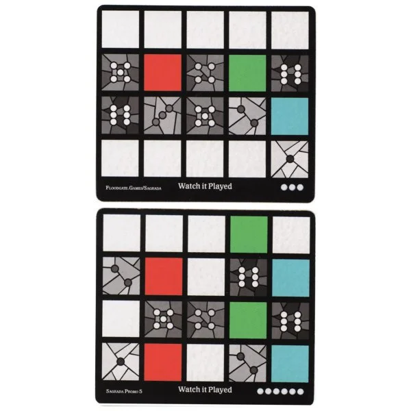 Sagrada: Promo 5 - Watch It Played Window Pattern Card