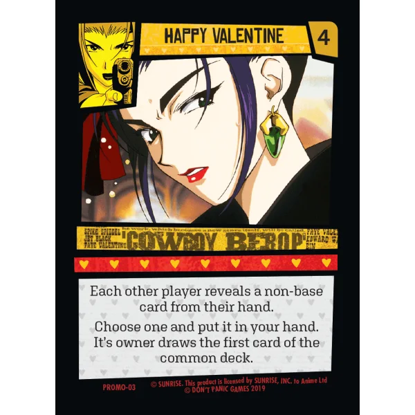 Cowboy Bebop: Space Serenade – Happy Valentine Promo Card