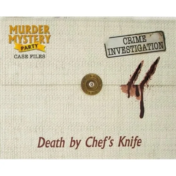 Murder Mystery Party Case Files: Death by Chef's Knife