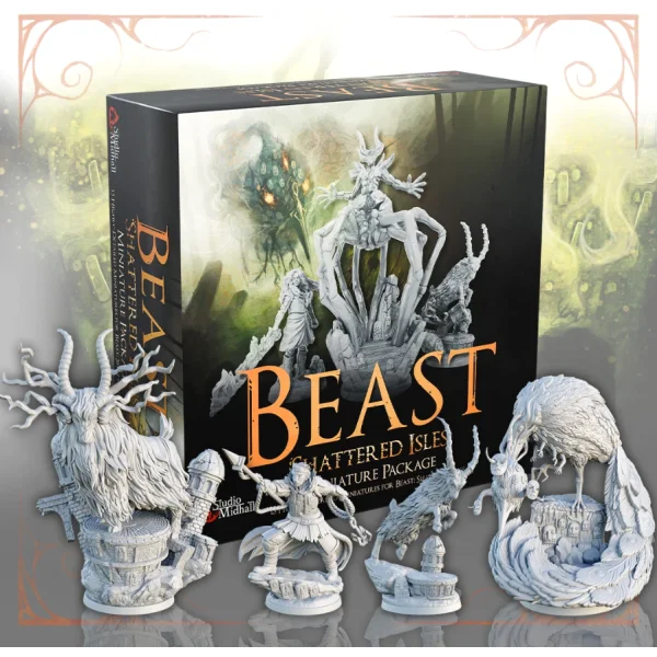Beast: Shattered Isles. Miniature package