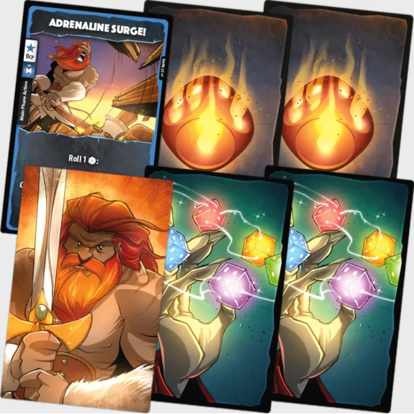 Dice Throne: Promo Card Set – Season 1 Rerolled Promo Pack