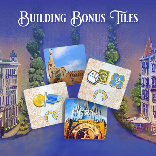 Barcelona: Passeig de Gràcia – New Building Bonus Tiles