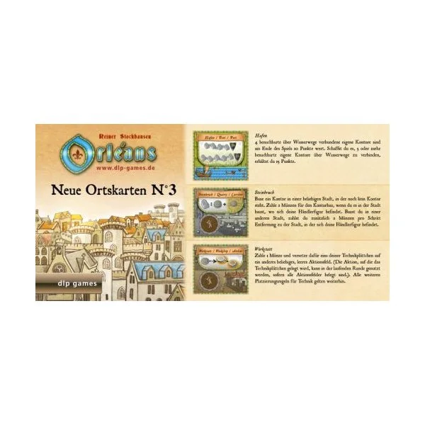 Orléans: Neue Ortskarten N°3
