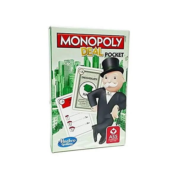 Monopoly Deal. Карманная Карточная Игра Hasbro