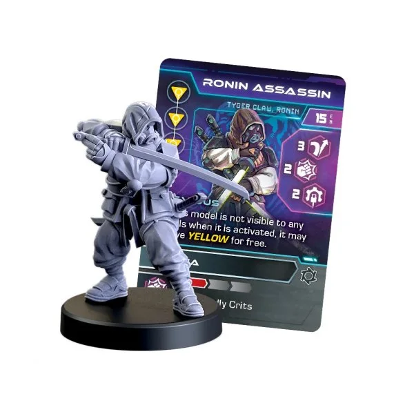 Cyberpunk Red: Combat Zone - Tyger Claws: Ronin Assassin Alt Pose