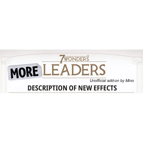 7 Wonders More Leaders