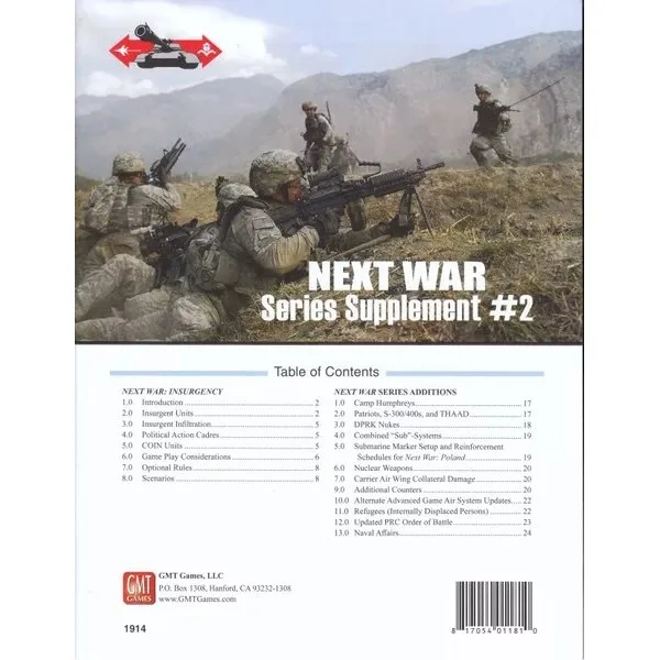 Next War: Supplement #2 – Insurgency