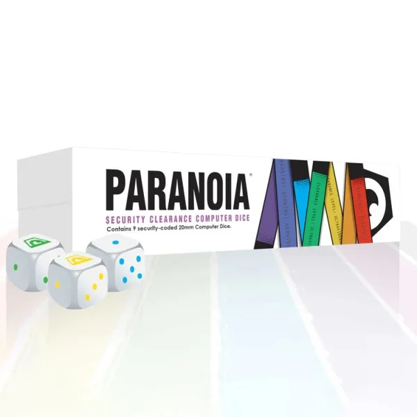 Paranoia Security Clearance Computer Dice