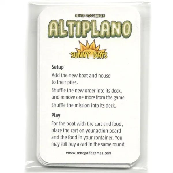 Altiplano: Sunny Days