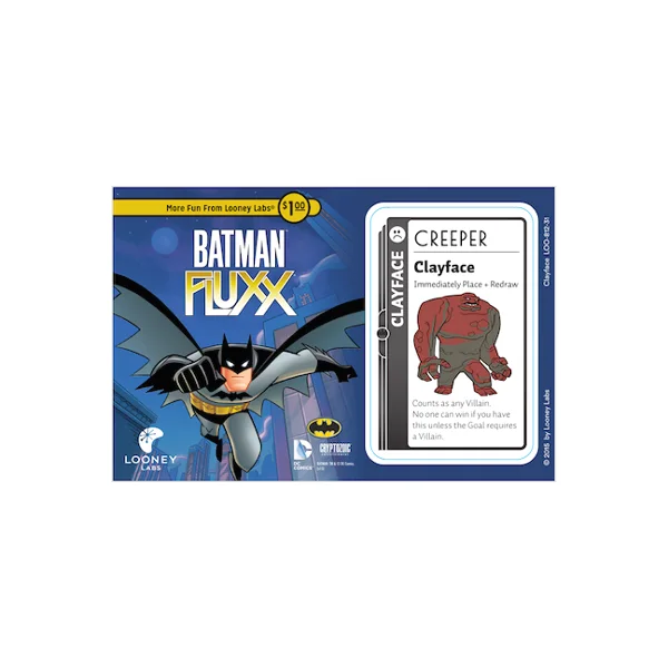 Batman Fluxx: Clayface Promo Postcard