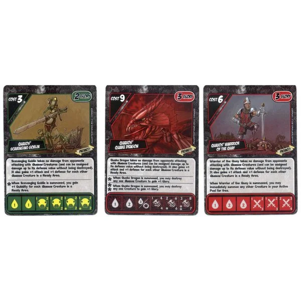 Quarriors! Quaxos Promo Cards