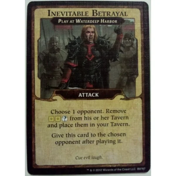 Lords of Waterdeep: Inevitable Betrayal Promo Card