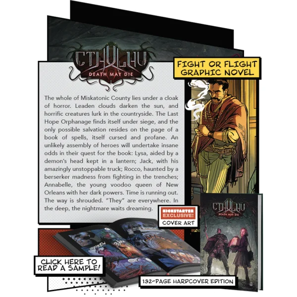 Cthulhu: Death May Die Fight or Flight Comic Book