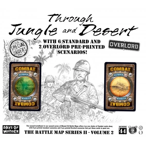 Memoir 44: Through Jungle and Desert Battle Map