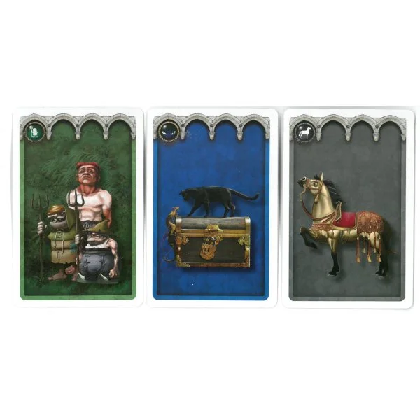 Dragons: Peasants, Black Cat and Steed Promo Cards