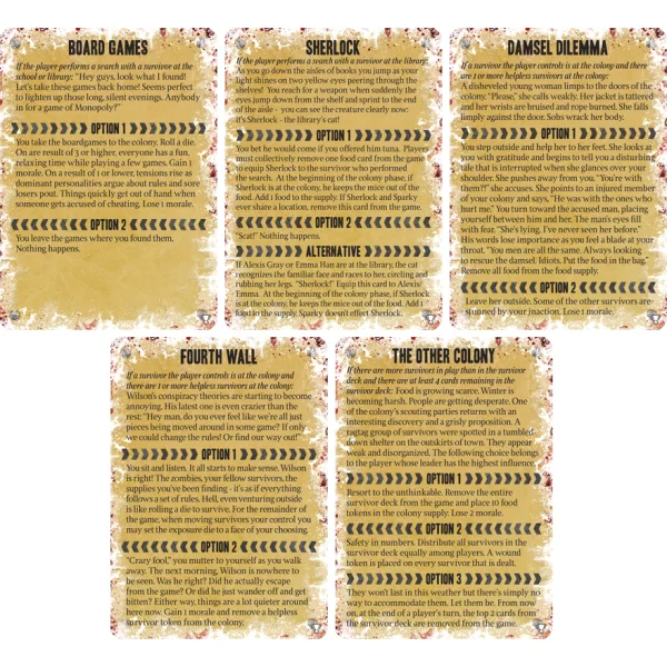 Dead of Winter: A Crossroads Game - BGG Crossroads Promo