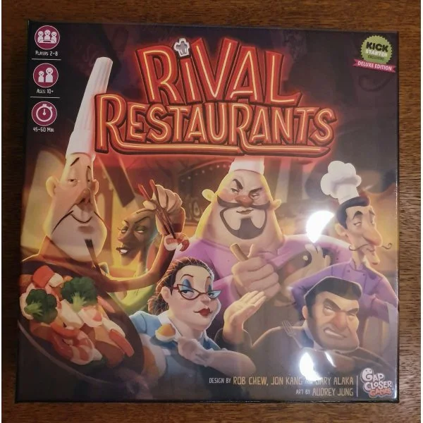 Rival Restaurants Board Game - Deluxe Kickstarter Edition