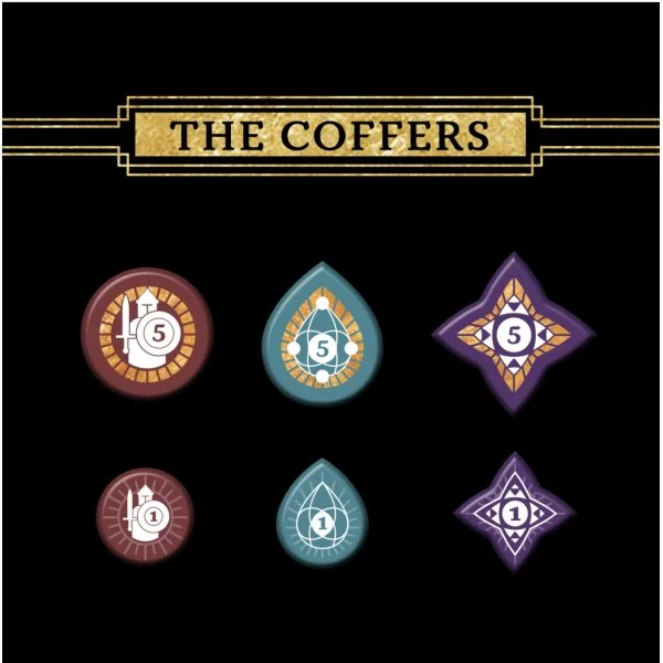 Return to Dark Tower: Coffers 1 Tokens