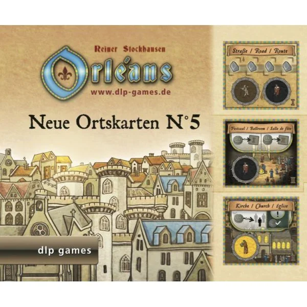 Orléans: Neue Ortskarten N°5