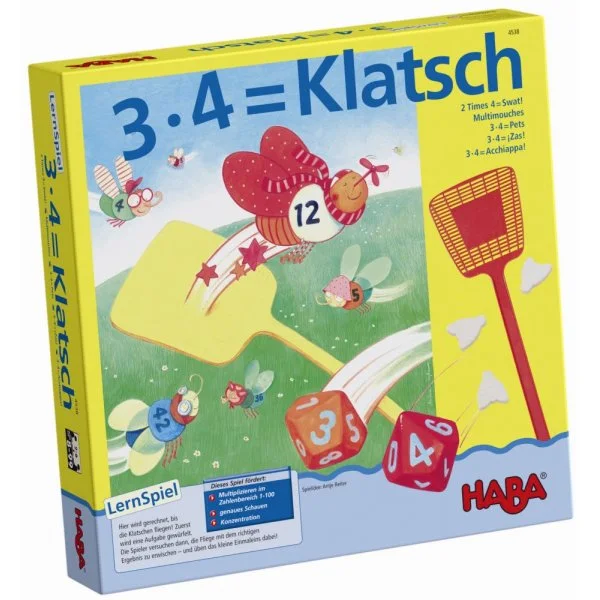 3 x 4 = Klatsch