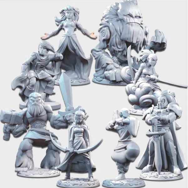 Dice Throne: Season 1 ReRolled - Miniatures