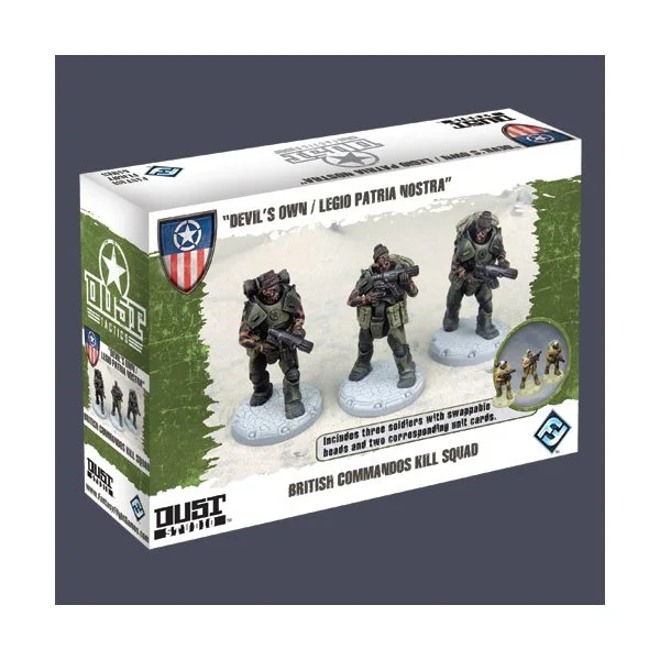 Dust Tactics: British Commandos Kill Squad