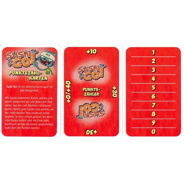 Sushi Go!: Punktezähl-Karten Promo